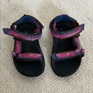Teva Pink and Blue Hurricane Sandals